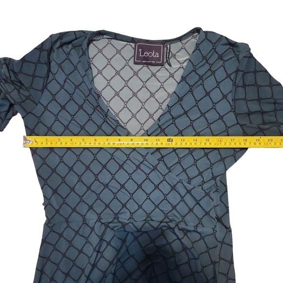 Leota faux wrap dress abstract - Picture 6 of 9